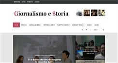 Desktop Screenshot of giornalismoestoria.it